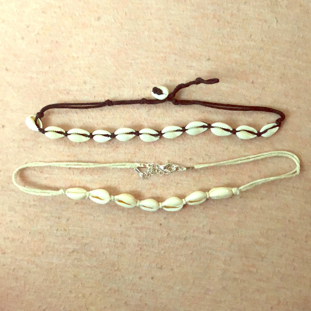 Puka shell necklaces